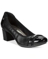 ANNE KLEIN SPORT GUARDIAN BLOCK HEEL PUMPS