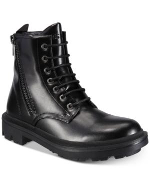 black guess combat boots