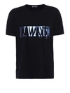Valentino Always Lettering T-shirt In 0no Black-stone