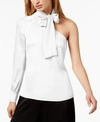 1.STATE ONE-SHOULDER TIE BLOUSE