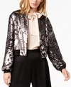 1.STATE SEQUINED BOMBER JACKET