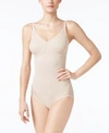 Miraclesuit Women's Extra Firm Tummy-control Sheer Trim Bodysuit 2783 In Nude- Nude 01