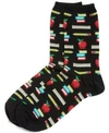 HOT SOX WOMEN'S TEACHER'S PET FASHION CREW SOCKS