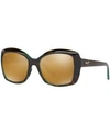 Maui Jim Orchid Polarized Sunglasses , 735 In Tortoise Blue/bronze Mirror Polar
