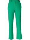 ETRO ETRO STRAIGHT LEG TROUSERS - GREEN,17631860812629253