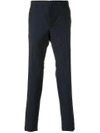 Prada Cropped Tailored Trousers - Blue In Blue