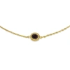 Vintouch Italy Luccichio Gold Vermeil Garnet Choker