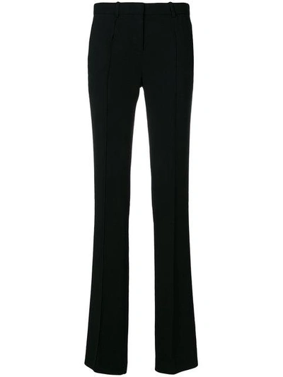 Versace Tailored Flare Trousers In Black