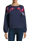 PARKER Berniece Embroidered Pullover