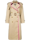 BURBERRY Tape Detail Cotton Gabardine trench coat,406545812602393