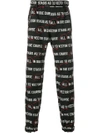 SACAI SACAI PRINTED JOGGERS - BLACK,01536M12624358