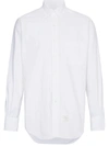 Thom Browne Long-sleeve Button-down Oxford Shirt In White