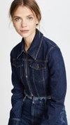 STELLA MCCARTNEY PAOLA CROPPED DENIM JACKET