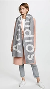 ACNE STUDIOS TORONTO LOGO SCARF