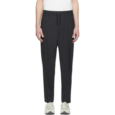 Diesel Black Gold Grey Drawstring Trousers In 951 Drkgrey