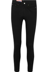 Acne Studios Peg High-rise Skinny Jeans In Black