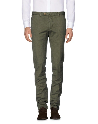 Valentini Casual Trousers In Military Green