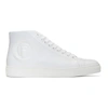 VERSUS White Lion High-Top Sneakers,FSU552CFVLN