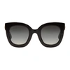 GUCCI GUCCI BLACK ROUND CRYSTAL STAR SUNGLASSES,GG0208S