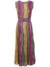 MISSONI FITTED ROUND NECK DRESS,21064112633191