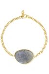 PIPPA SMALL 18-KARAT GOLD LABRADORITE BRACELET