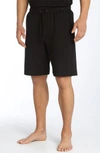 Daniel Buchler Peruvian Pima Cotton Lounge Shorts In Black