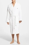 Polo Ralph Lauren Cotton Fleece Robe In White