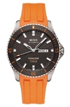 Mido Ocean Star Automatic Rubber Strap Watch, 42mm In Grey