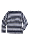 SAINT JAMES MINQUIERS MODERNE STRIPED SAILOR SHIRT,9858