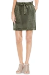 VINCE CAMUTO DRAWSTRING WAIST TENCEL SKIRT,9099416