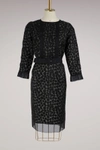 MARC JACOBS SILK SHORT DRESS,M4007218/CREAM/BLACK