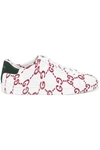 GUCCI New Ace logo-print leather sneakers