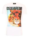 DSQUARED2 PRINTED T-SHIRT,10189700