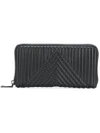 COACH COACH ACCORDION ZIPPED WALLET - BLACK,2294012597646