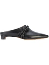 DEREK LAM DEREK LAM KAIRA BOW DETAIL SLIDE - BLACK,DR8F047NA12172637