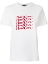 ALEXA CHUNG Hardcore slogan T-shirt,1704JE07CO22900112633005