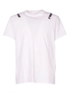 Neil Barrett Slim Fit Metallic Print Jersey T-shirt In White