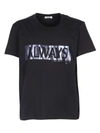 Valentino Always Lettering T-shirt In Nero