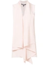 DEREK LAM SLEEVELESS HANDKERCHIEF BLOUSE,DR81701PS12172803