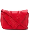 ELENA GHISELLINI panelled flap handbag,B0730001001311812644321