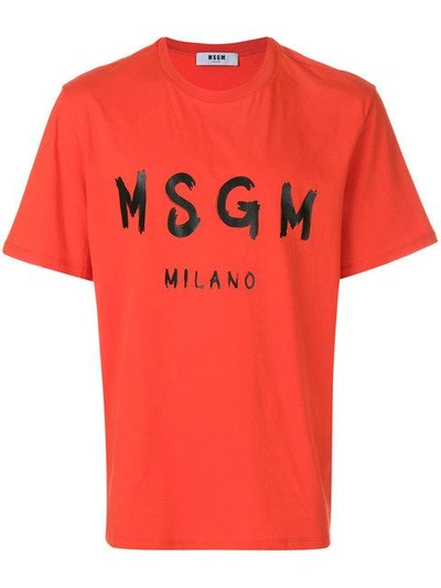 Msgm Logo印花t恤