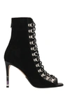 BALMAIN CLUB LACE UP BOOTS,10357765