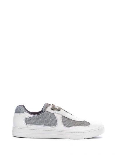 Prada Technical Sneakers - 白色 In Bianco+argento