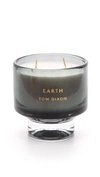 TOM DIXON MEDIUM EARTH SCENTED CANDLE GREY ONE SIZE