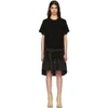 SACAI Black Classic Cotton Knit Dress,18-03637