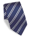 CANALI Striped Silk Tie