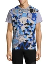 VERSACE JEANS Allover Graphic T-Shirt