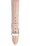 MICHELE 16MM ALLIGATOR WATCH STRAP,MS16AA010429