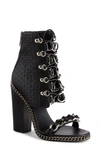 BALMAIN QUILTED SANDAL BOOTIE,S8FC261PGNM