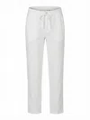 120%lino Drawsting Pants In White